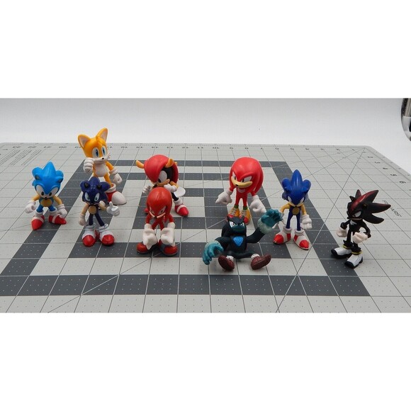 Sonic The Hedgehog Figures Mixed Lot of 10 Sega Jakks Cake Toppers - Picture 1 of 13